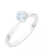 Bonore - White Gold 585 - Diamond 0,7 ct ring