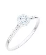 Bonore - White Gold 585 - Diamond 0,5 ct ring