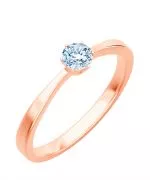 Bonore - Rose Gold 585 - Diamond 0,4 ct ring