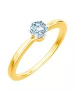 Bonore - Gold 585 - Diamond 0,4 ct ring