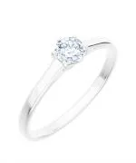Bonore - White Gold 585 - Diamond 0,4 ct ring