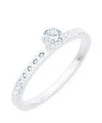 Bonore - White Gold 585 - Diamond 0,5 ct ring