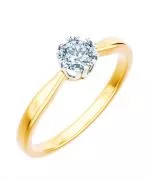 Bonore - Gold 585 - Diamond 0,7 ct ring