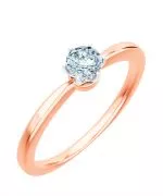 Bonore - Rose Gold 585 - Diamond 0,5 ct ring