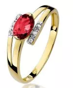 Bonore - Gold 585 - Ruby 0,6 ct ring