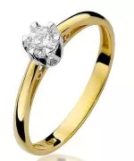 Bonore - Gold 585 - Diamond 0,15 ct ring