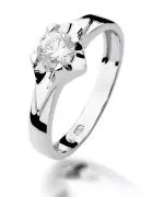 Bonore - White Gold 585 - Diamond 0,5 ct ring
