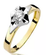 Bonore - Gold 585 - Diamond 0,3 ct ring