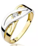 Bonore - Gold 585 - Diamond 0,1 ct ring