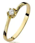 Bonore - Gold 585 - Diamond 0,1 ct ring