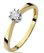 Bonore - Gold 585 - Diamond 0,15 ct ring