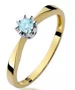 Bonore - Gold 585 - Topaz 0,25 ct ring