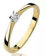 Bonore - Gold 585 - Diamond 0,03 ct ring