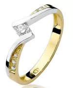 Bonore - Gold 585 - Diamond 0,13 ct ring