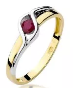 Bonore - Gold 585 - Ruby 0,1 ct ring