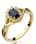 Bonore - Gold 585 - Sapphire 0,7 ct ring