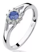 Bonore - White Gold 585 - Tanzanite 0,15 ct ring