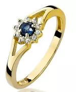 Bonore - Gold 585 - Sapphire 0,1 ct ring