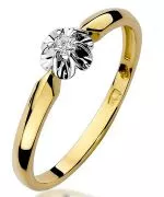 Bonore - Gold 585 - Diamond 0,04 ct ring