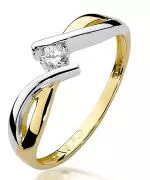 Bonore - Gold 585 - Diamond 0,1 ct ring