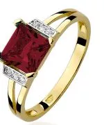 Bonore - Gold 585 - Garnet 1,3 ct ring