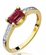Bonore - Gold 585 - Ruby 0,8 ct ring