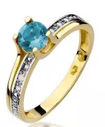 Bonore - Gold 585 - Topaz 0,5 ct ring