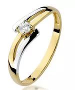 Bonore - Gold 585 - Diamond 0,1 ct ring