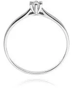Bonore - White Gold 585 - Diamond 0,04 ct ring