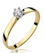 Bonore - Gold 585 - Diamond 0,1 ct ring
