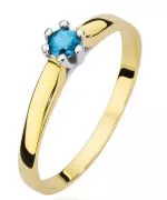 Bonore - Gold 585 - Topaz 0,15 ct ring