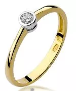 Bonore - Gold 585 - Diamond 0,1 ct ring
