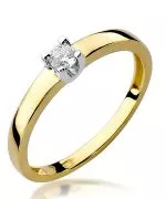 Bonore - Gold 585 - Diamond 0,1 ct ring