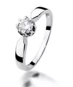 Bonore - White Gold 585 - Diamond 0,5 ct ring
