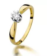 Bonore - Gold 585 - Diamond 0,15 ct ring
