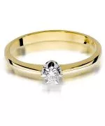 Bonore - Gold 585 - Diamond 0,1 ct ring