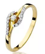 Bonore - Gold 585 - Diamond 0,04 ct ring