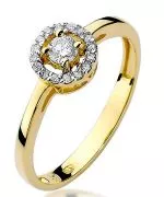 Bonore - Gold 585 - Diamond 0,12 ct ring
