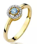 Bonore - Gold 585 - Topaz 0,15 ct ring