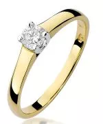 Bonore - Gold 585 - Diamond 0,2 ct ring