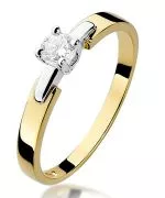Bonore - Gold 585 - Diamond 0,2 ct ring