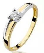 Bonore - Gold 585 - Diamond 0,12 ct ring
