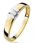 Bonore - Gold 585 - Diamond 0,1 ct ring