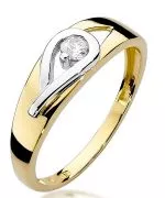 Bonore - Gold 585 - Diamond 0,12 ct ring
