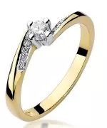Bonore - Gold 585 - Diamond 0,15 ct ring