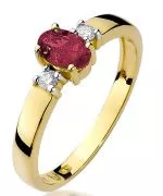 Bonore - Gold 585 - Ruby 0,6 ct ring