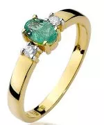 Bonore - Gold 585 - Sapphire 0,4 ct ring