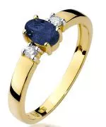 Bonore - Gold 585 - Sapphire 0,7 ct ring