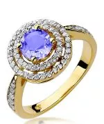 Bonore - Gold 585 - Tanzanite 0,7 ct ring