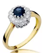 Bonore - Gold 585 - Sapphire 0,5 ct ring
